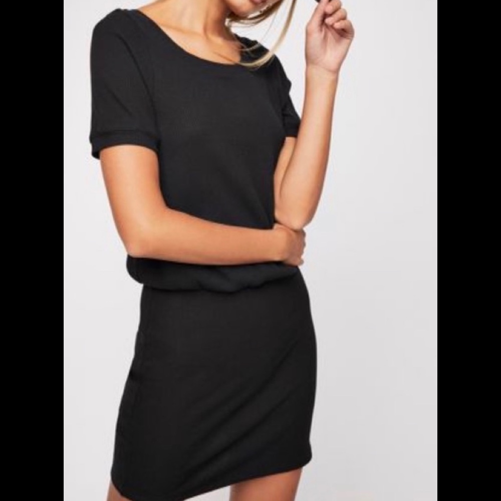 FREE PEOPLE BEACH black beach dress size small